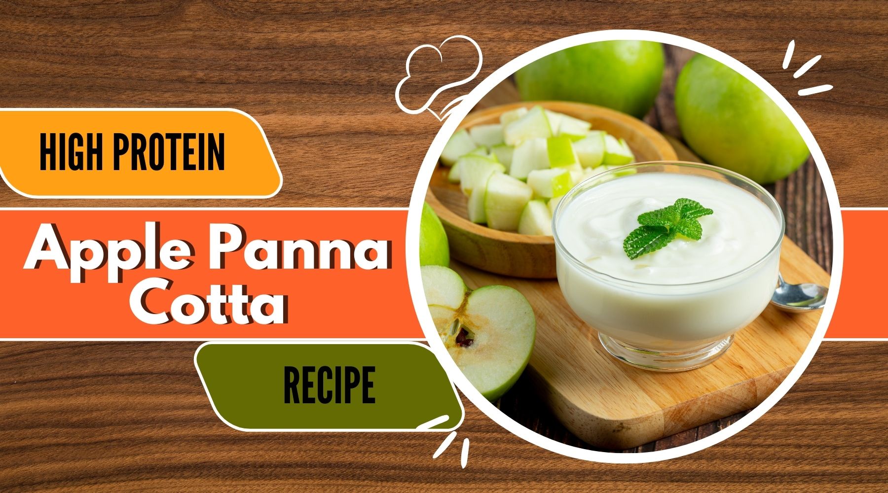 Apple Panna Cotta - High Protein