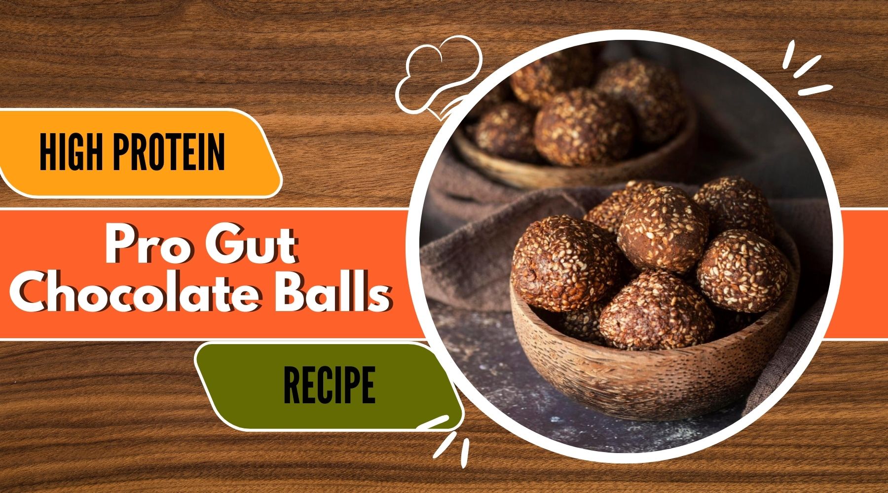 Pro Gut Chocolate Balls - High Protein - Eat Breathe Smile