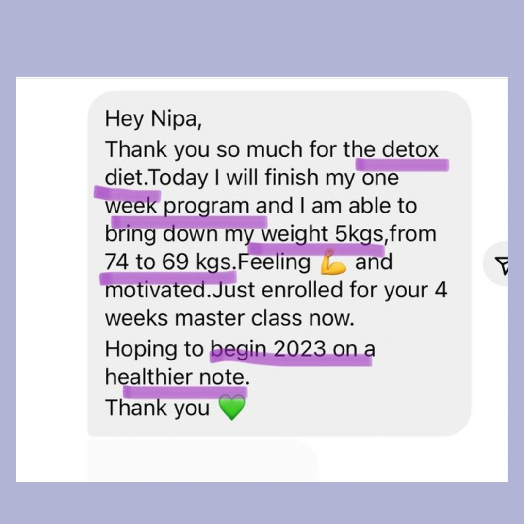 Strictly 1 week detox plan - comes with superfoods - Eat Breathe Smile