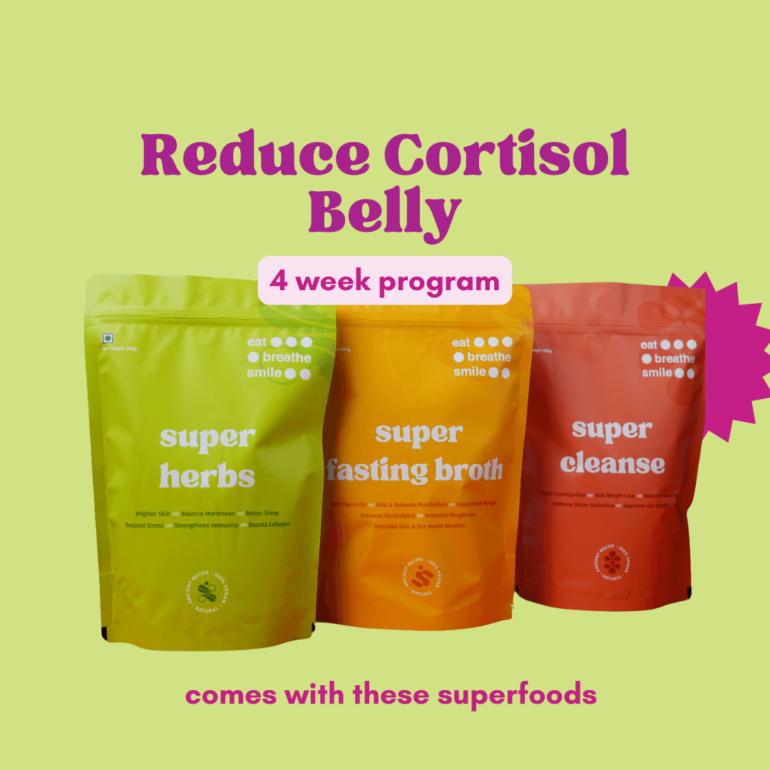 Reduce Cortisol Belly Program - Eat Breathe Smile
