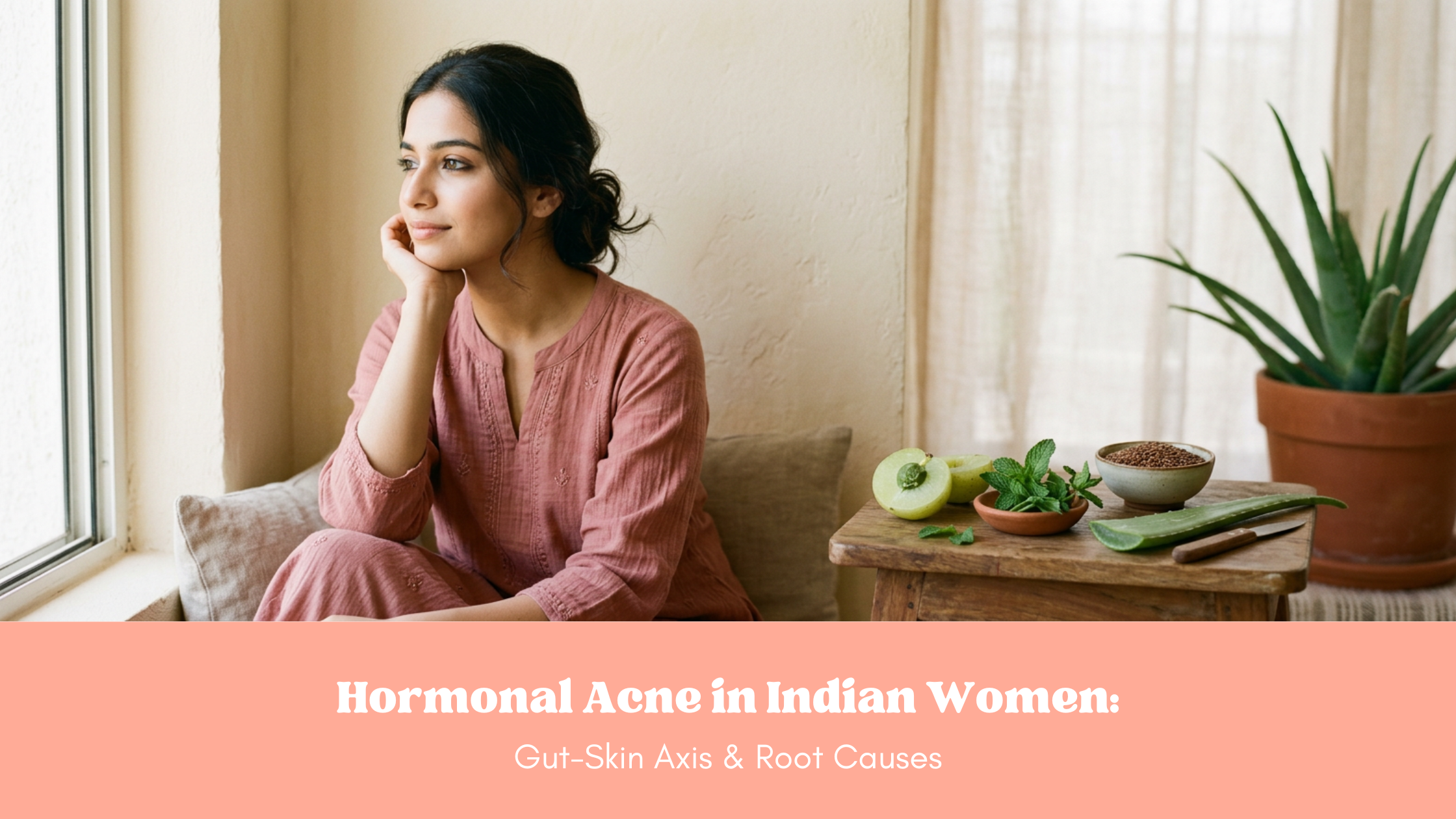 Hormonal Acne in Indian Women: Gut-Skin Axis & Root Causes