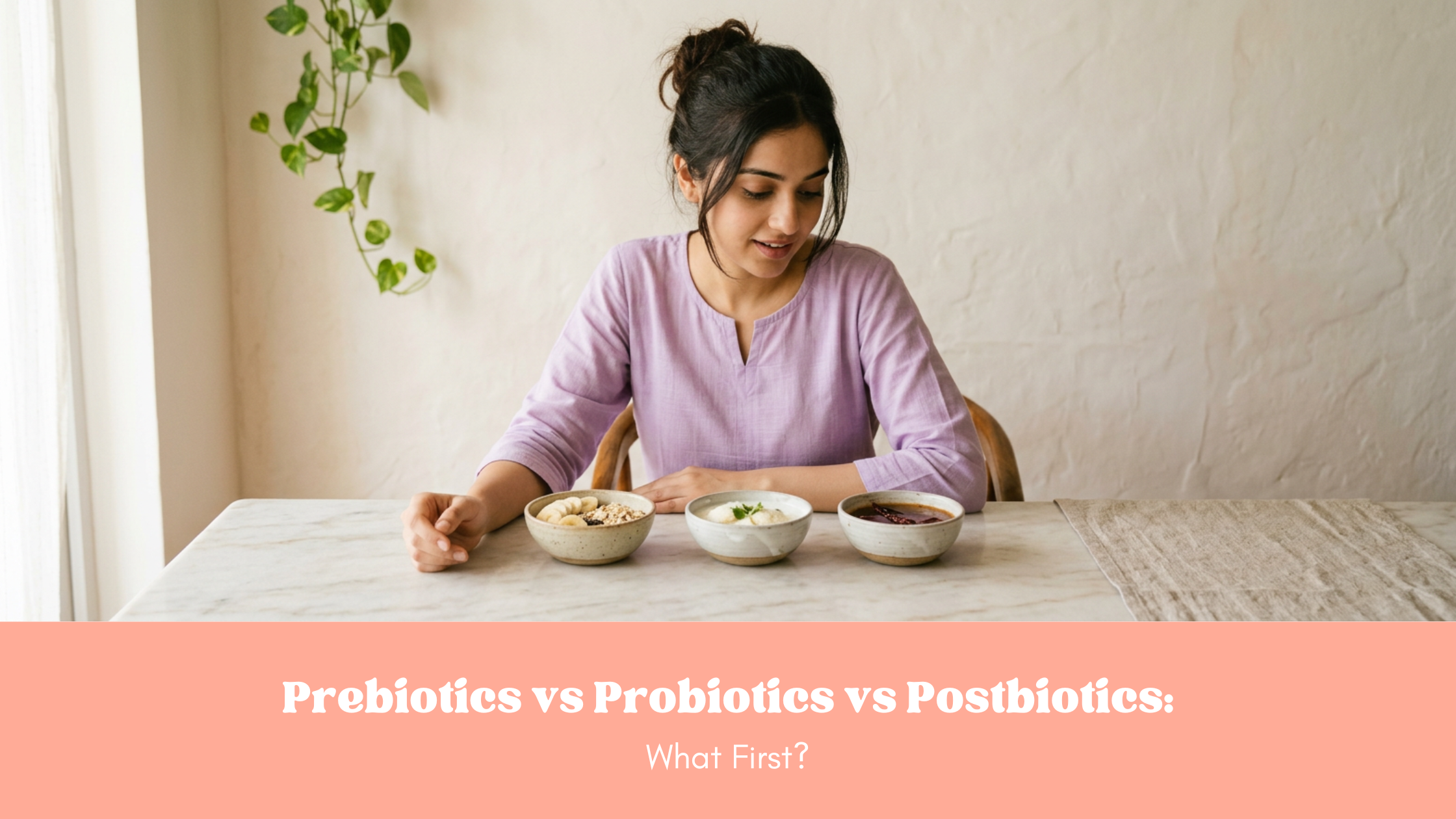 Prebiotics vs Probiotics vs Postbiotics: What First?