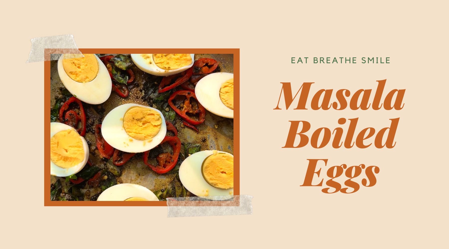 Masala Boiled Eggs ✨