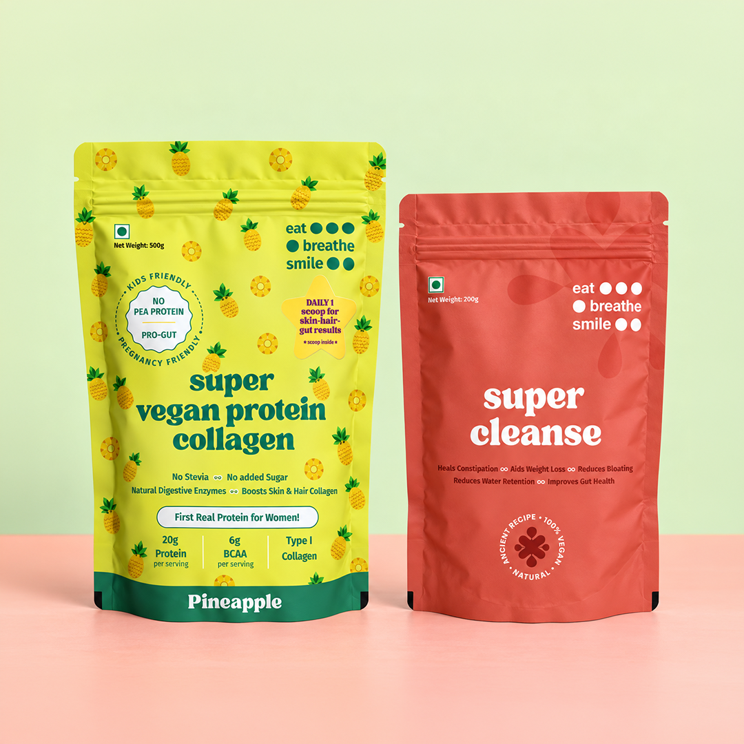 Super Cleanse + Protein Collagen Bundle Pineapple