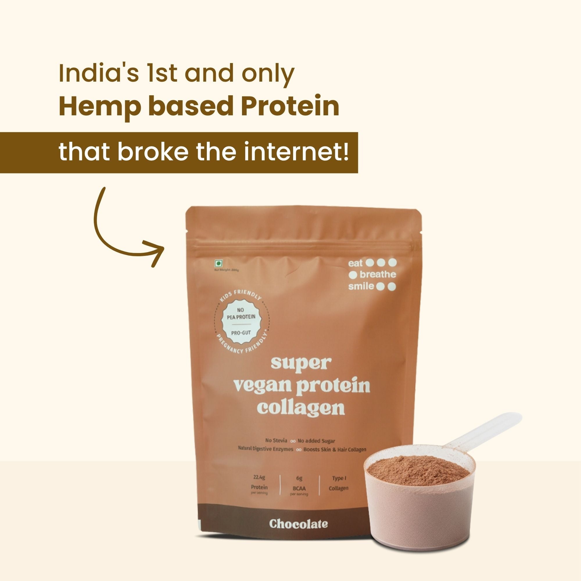 DAILY PRO-GUT Vegan Protein Collagen (Chocolate)