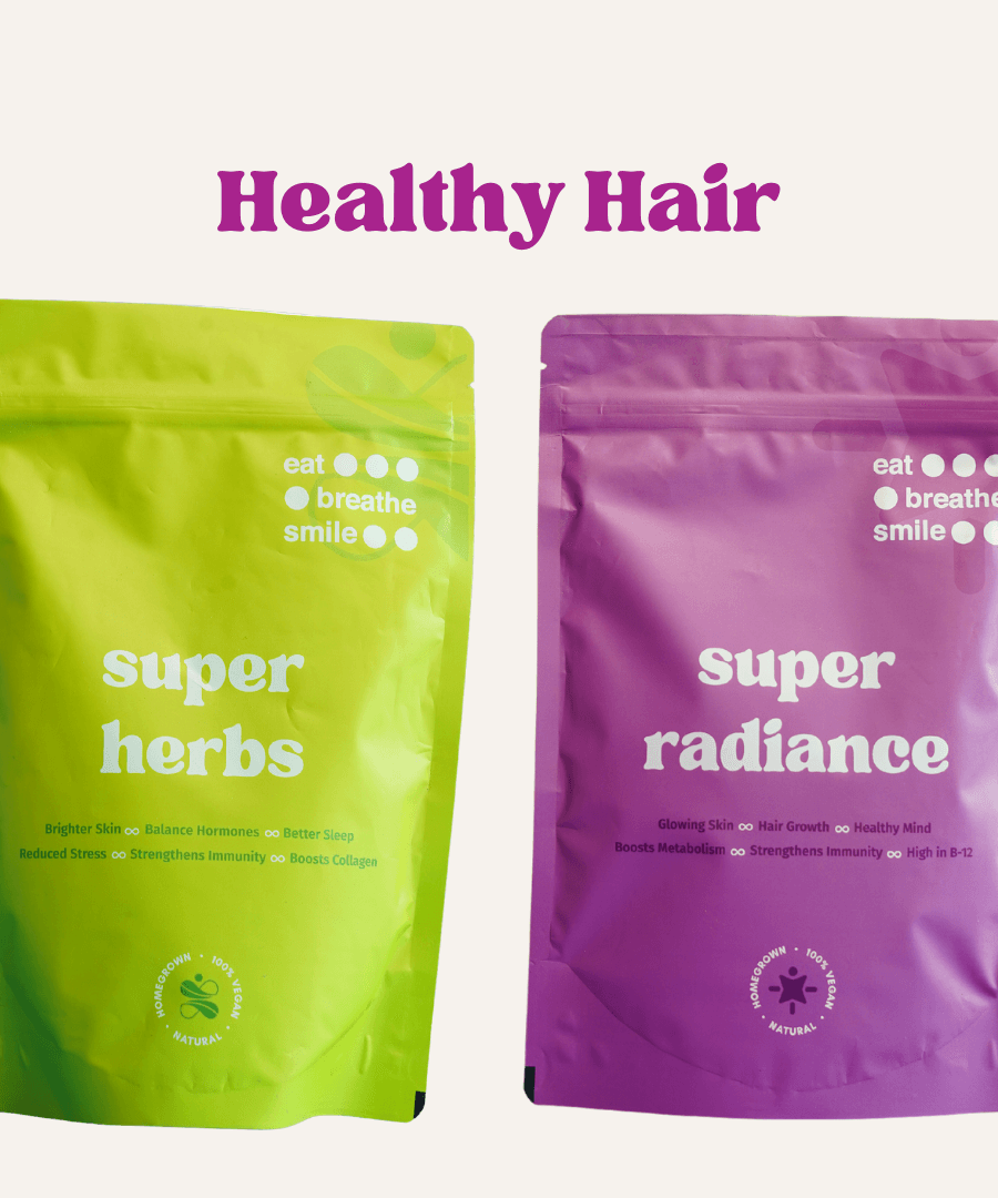 Healthy Hair Bundle - comes with a FREE Healthy Hair guide - Eat Breathe Smile