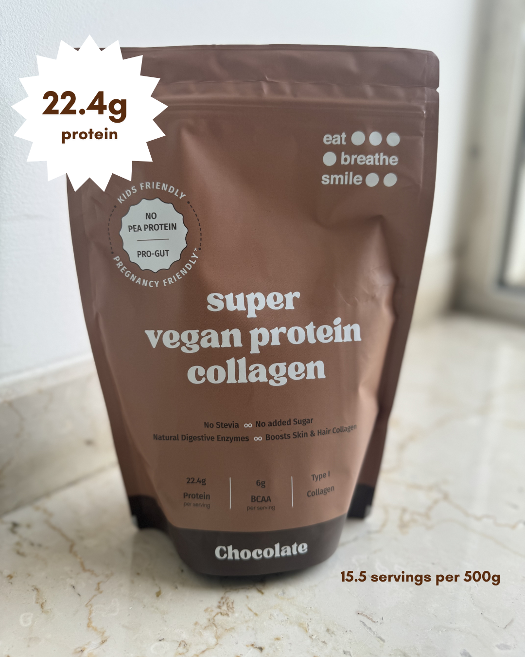 Super Vegan Protein Collagen (Chocolate)