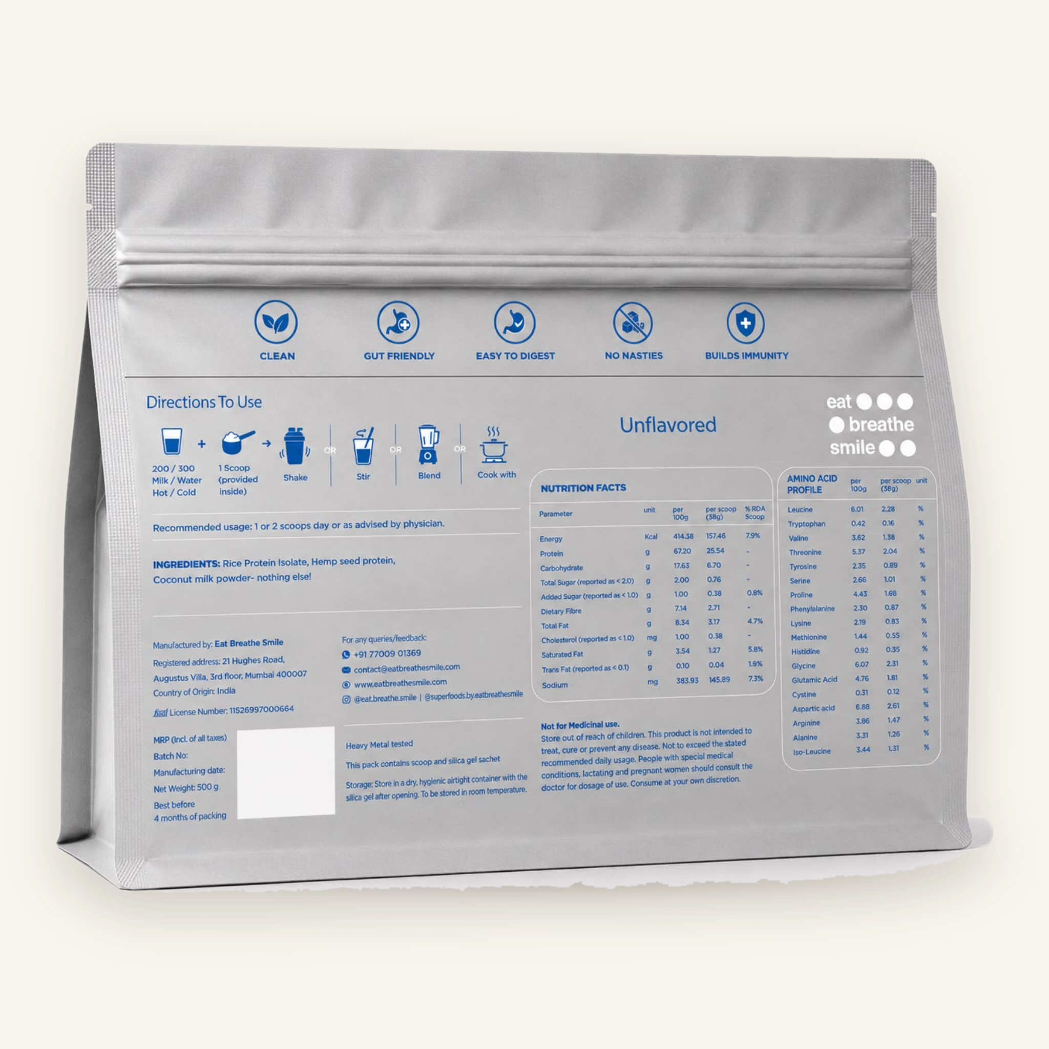 Super Plant Protein (Unflavoured)