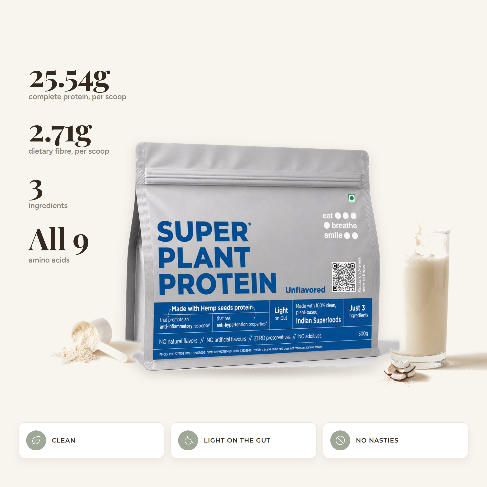 Super Plant Protein (Unflavoured)