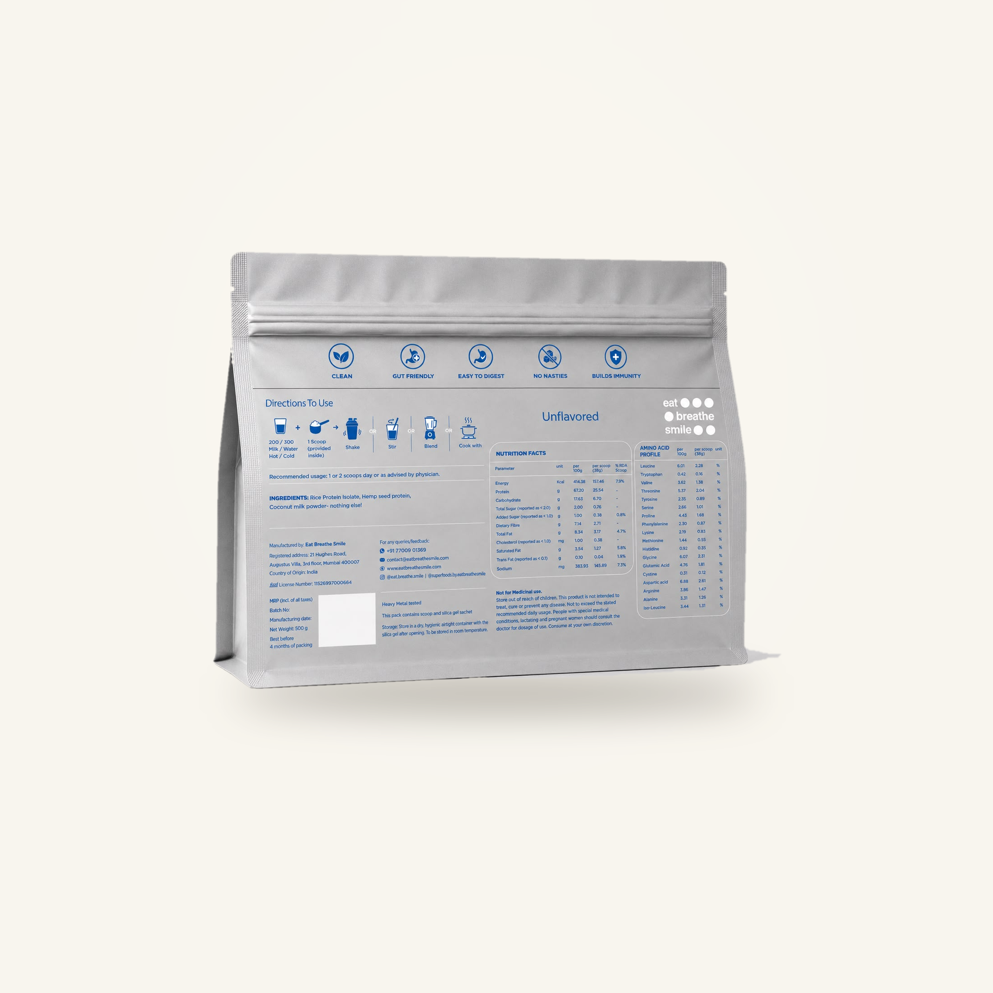 Super Plant Protein (Unflavoured)