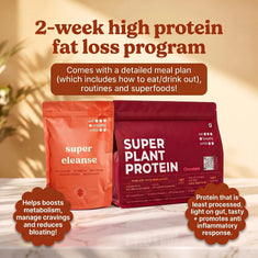 BEGINNERS 2-week high protein fat loss program - comes with these superfoods++