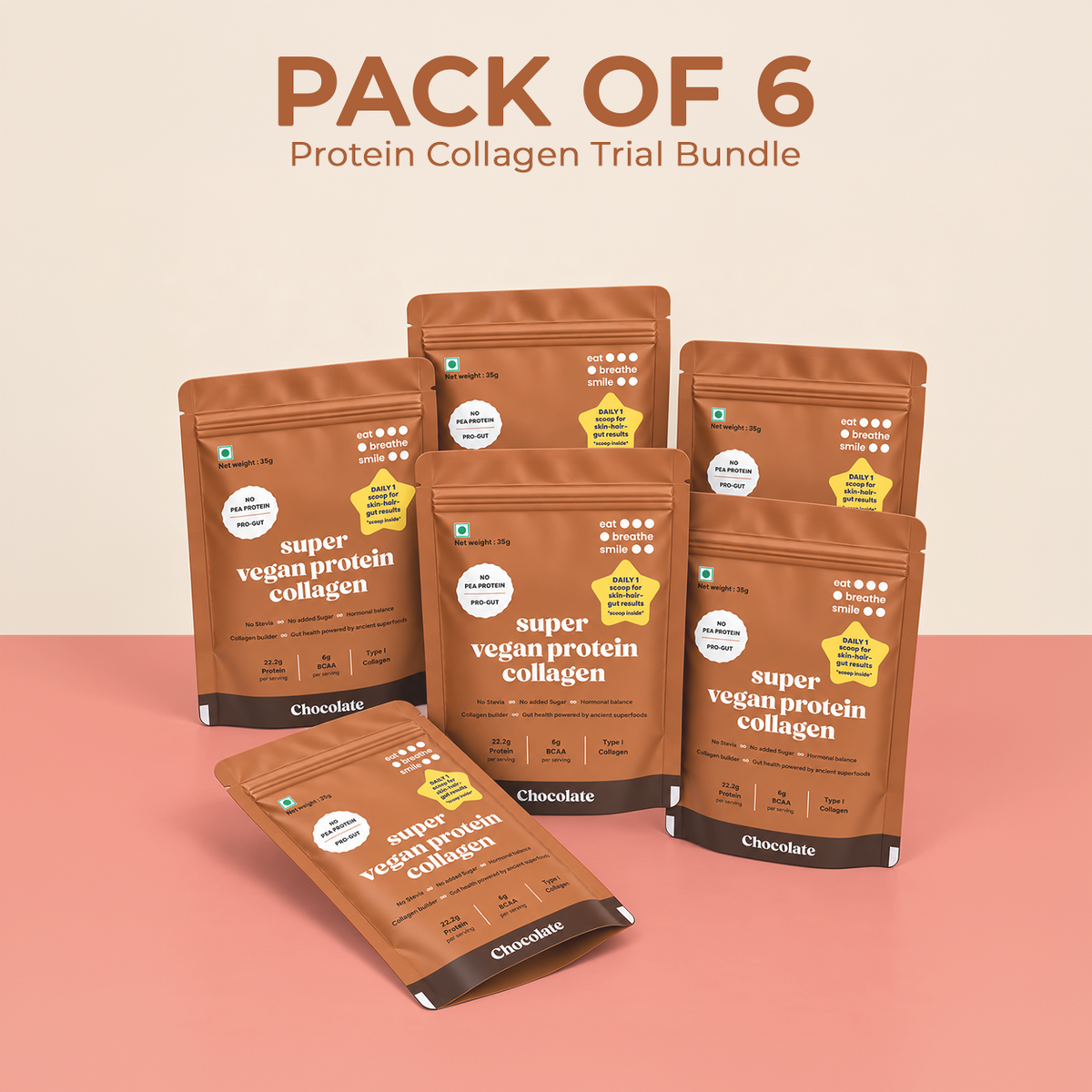 Super Plant Collagen Protein (Chocolate) Mini Pack