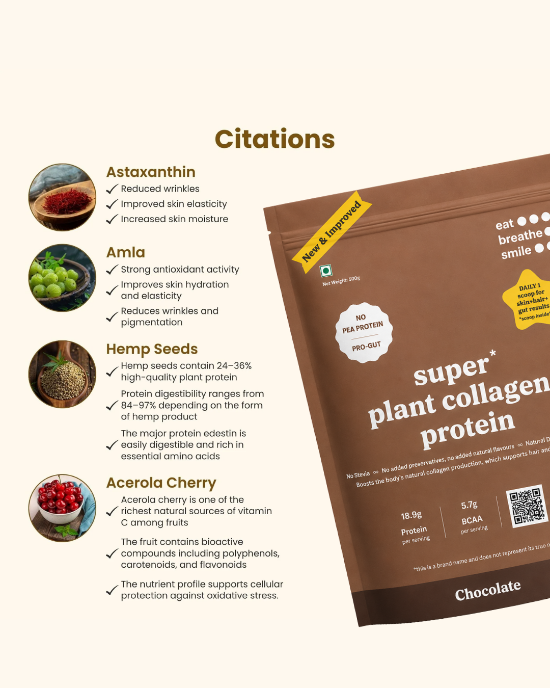 Super Plant Collagen Protein (Chocolate)