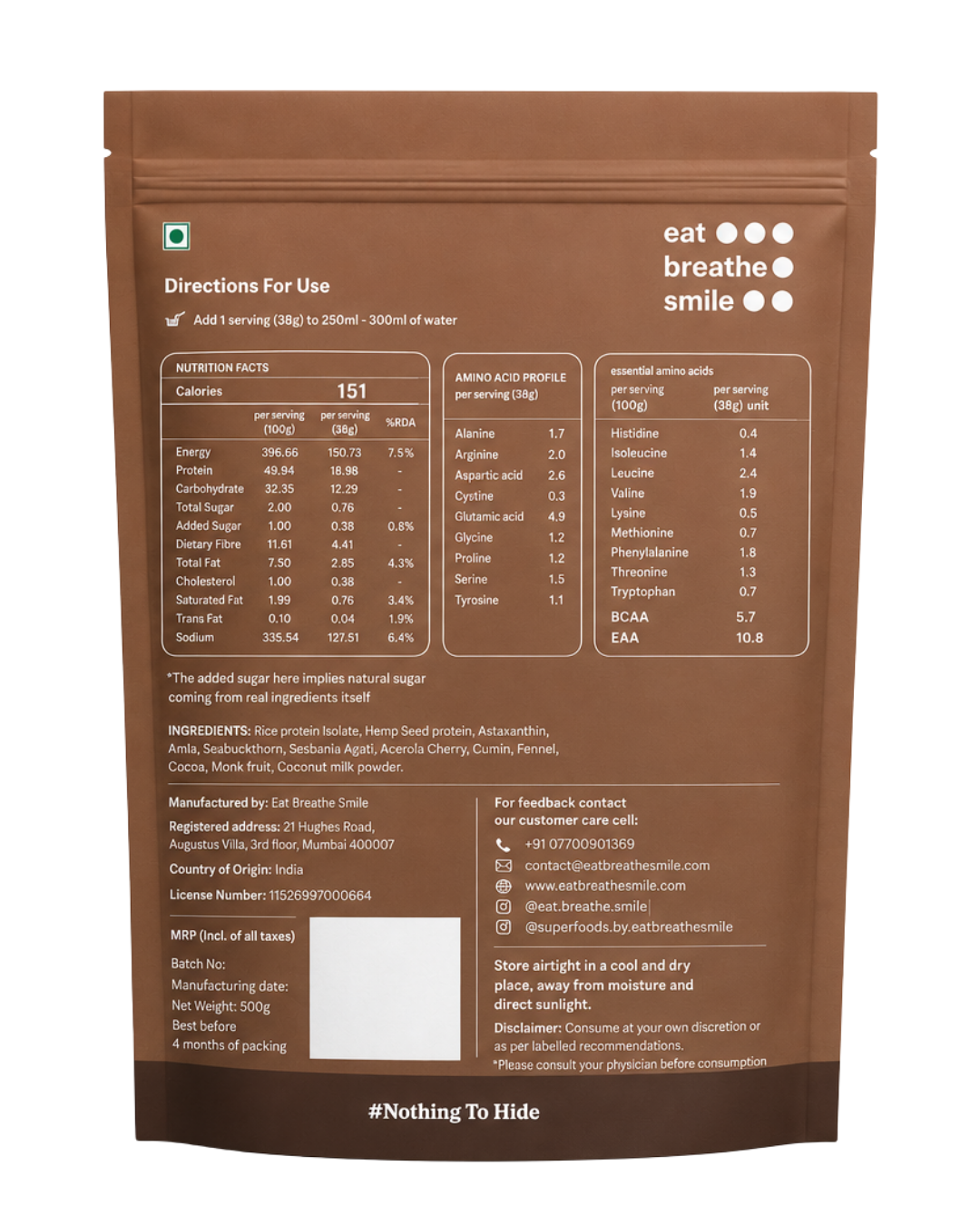Super Plant Collagen Protein (Chocolate)