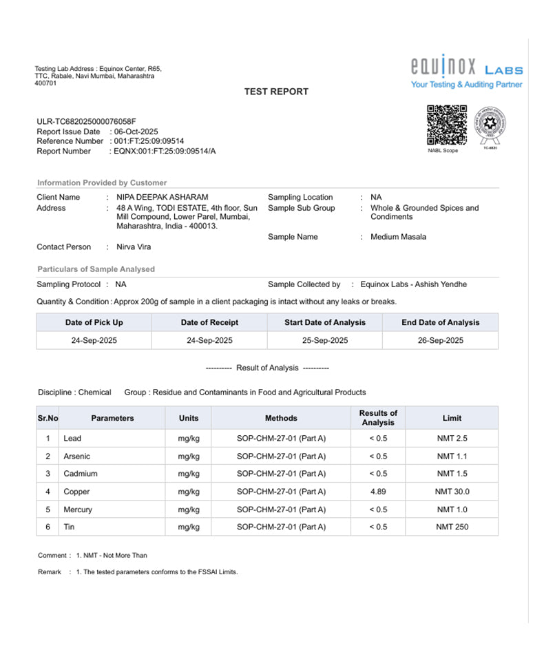 Medium Masala Equinox 2025