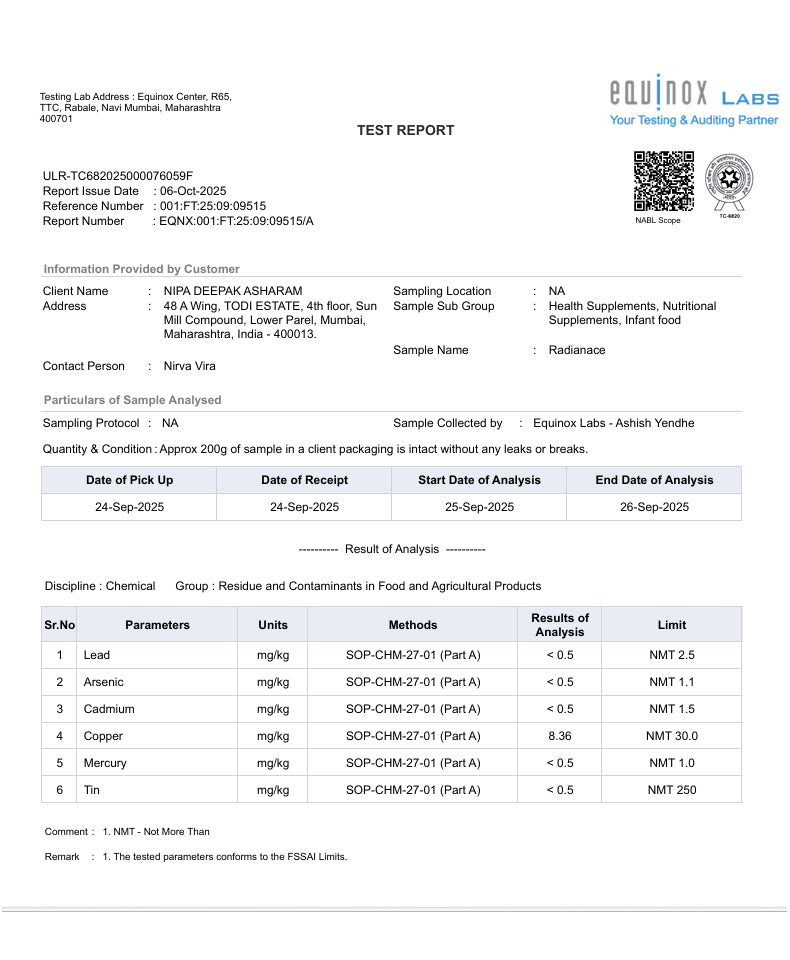 Radiance Equinox 2025